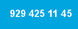 929 425 11 45 929 425 11 45